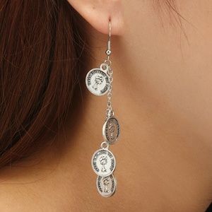 925 Silver-Plated Vintage Bohemian Earrings